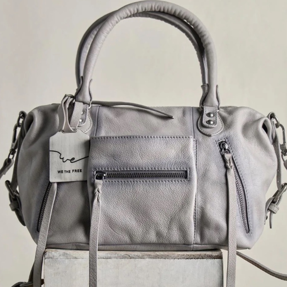 Free People Baby Emerson Tote Bag in Dove Grey